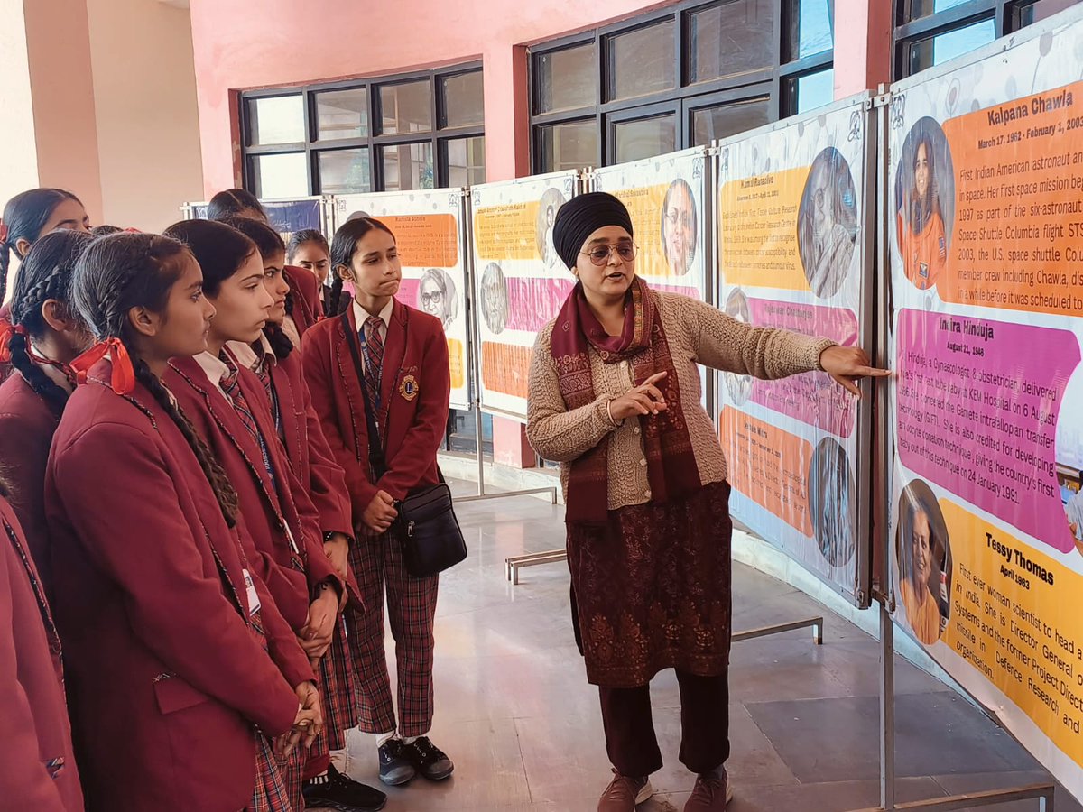 PGSC celebrated International Day of Women and Girls in Science #IDWGS2026  by organizing a panel exhibition on Indian Women in Science and Technology motivating young students to pursue careers in science and innovation.