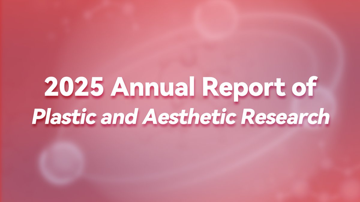 Plast Aesthet Res tweet media