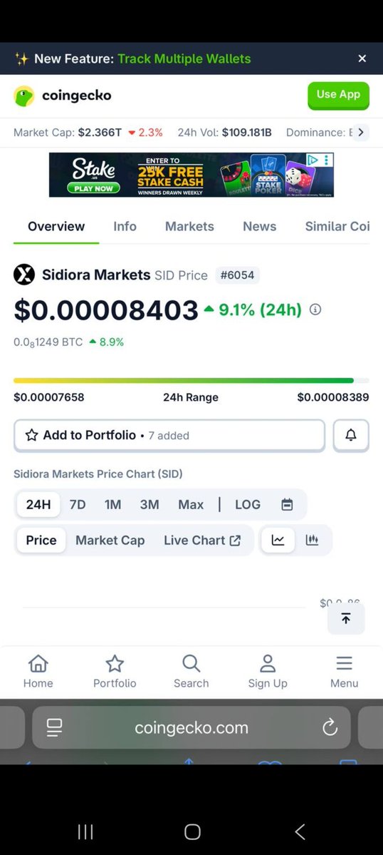 <a href="/KongBTC/">Kong Trading 🦍</a> gm gm. $SID the only small cap i'm paying attention to rn

Also live on Coingecko 

<a href="/paxeer_app/">Paxeer Network Protocol</a> is not here to play

SidioraSwap is up and running too: Swap.sidiora.xyz