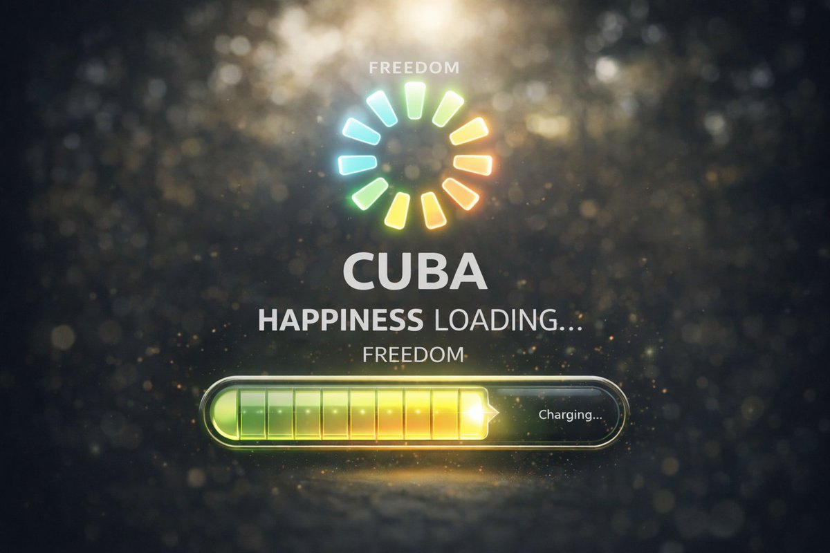 Cuba Tu felicidad está en Proceso, solo un Poco Más 🥹 la bendición llegará. 
Cuba ♥️ Venezuela está Contigo.
#CubaLibre