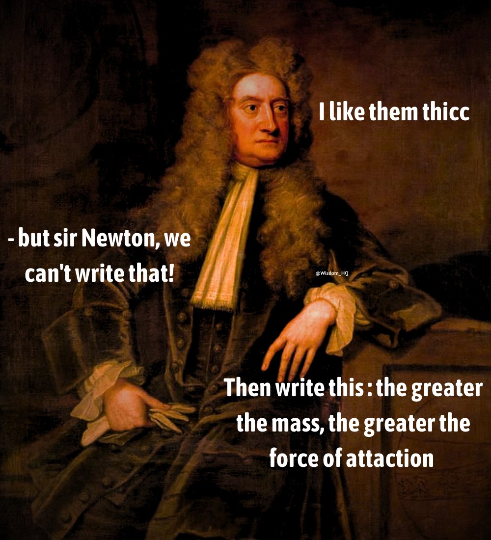 Gravity never lies...