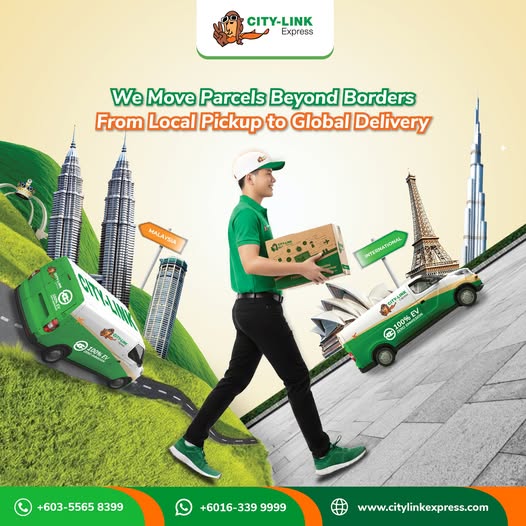 CityLinkMY's tweet photo. Local pickup. Global delivery. ✈️
That’s the City-Link Express way 📦

#CityLinkExpress #BeyondBorders #LocalToGlobal
#InternationalDelivery #GlobalShipping #CourierService https://t.co/YBwcrIoFYy