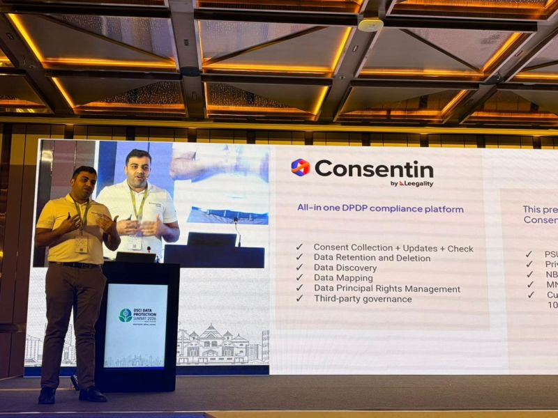 DSCI_Connect's tweet image. #DDPS2026 | An interesting #Keynote address by #Consentin_by_Leegality on "Learnings from Large-Scale DPDP Implementations", by Pushkal Dubey, Head, Consentin by Leegality, shared key insights from on-ground DPDP implementations at scale, highlighting practical challenges,