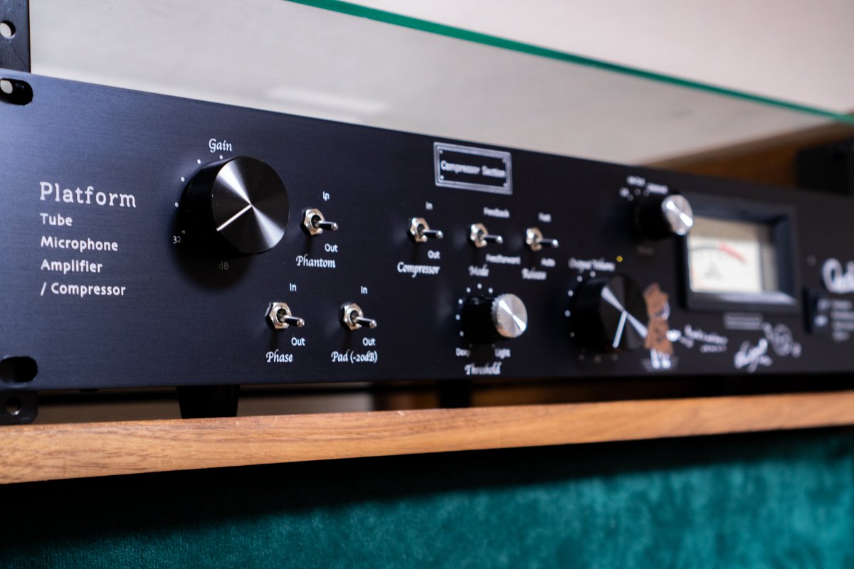 Tube Microphone Amplifier -Platform-】 真空管サウンドとオプチカル