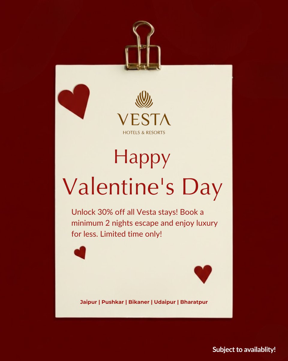 Vesta Hotels & Resorts tweet media