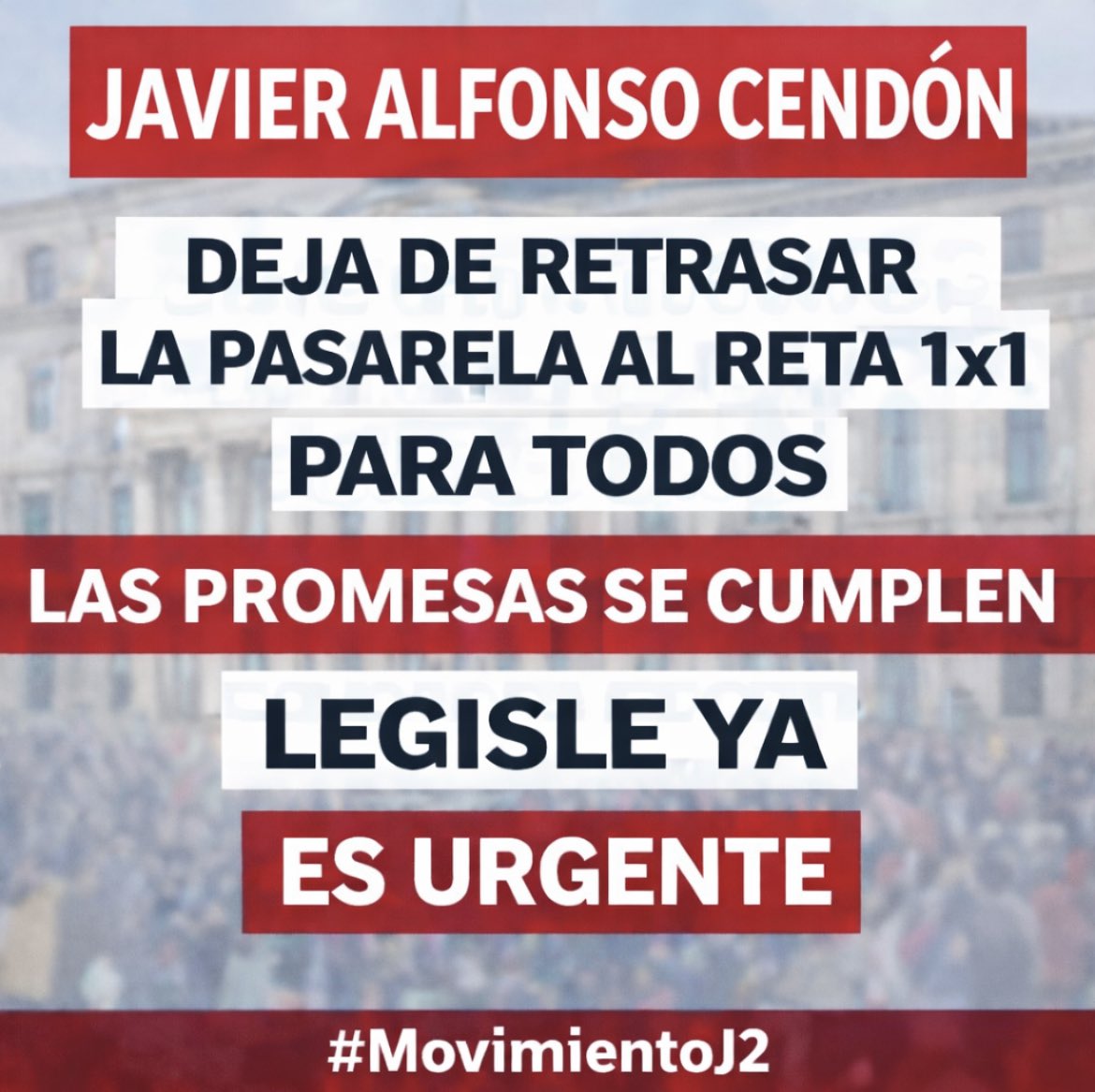 Ni una sola palabra de apoyo a los mutualistas. Promesas vacías y plazos incumplidos. Habilitan enero y ni siquiera se reúnen. Cada día, peor.
Dejen de marear y den la cara. Legislen ya la pasarela al RETA 1x1 para todos. Es su responsabilidad.