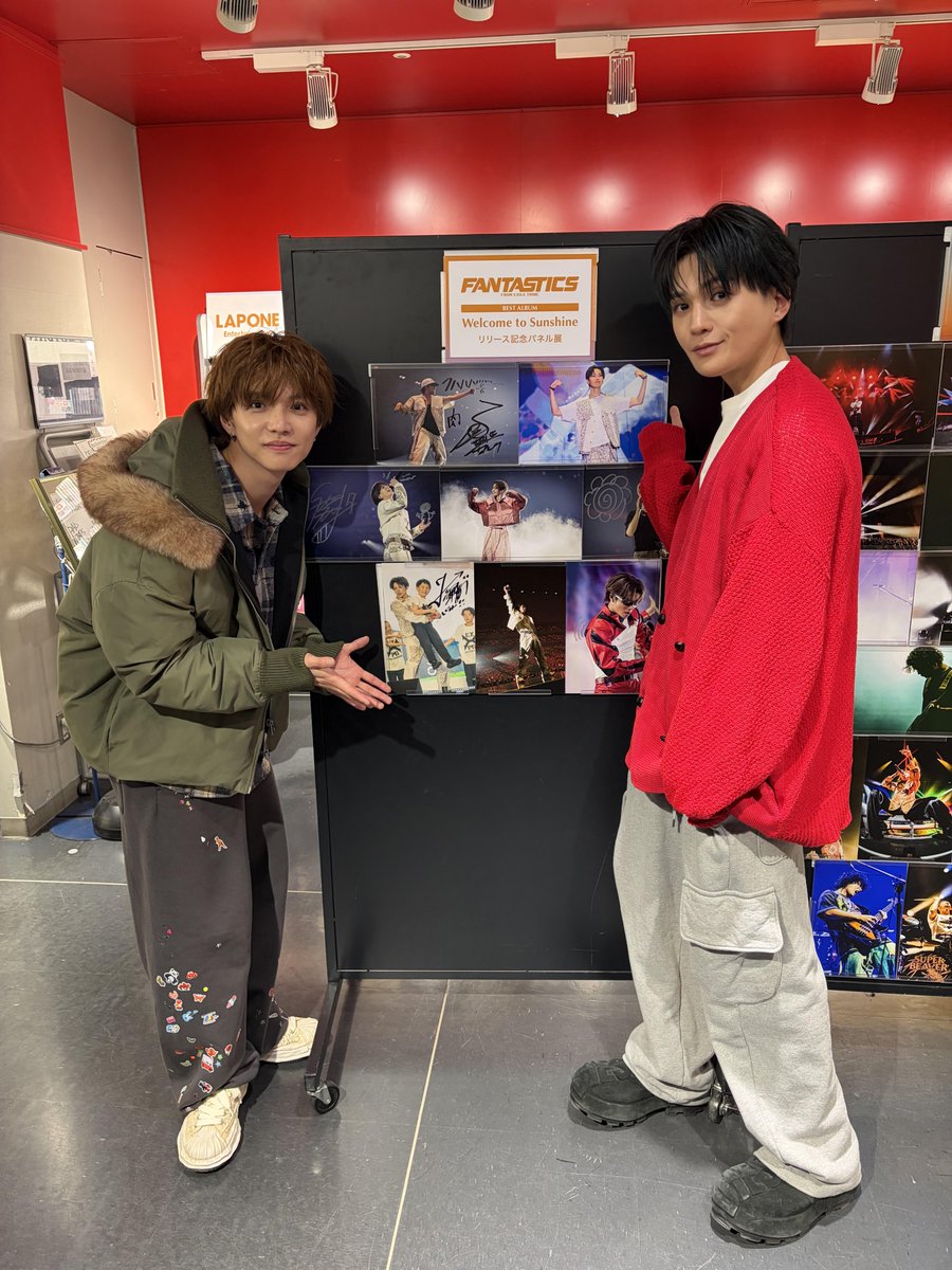 タワレコ渋谷も☺️🎶 パネルサインかわいいなぁ♡ たまたま会えた