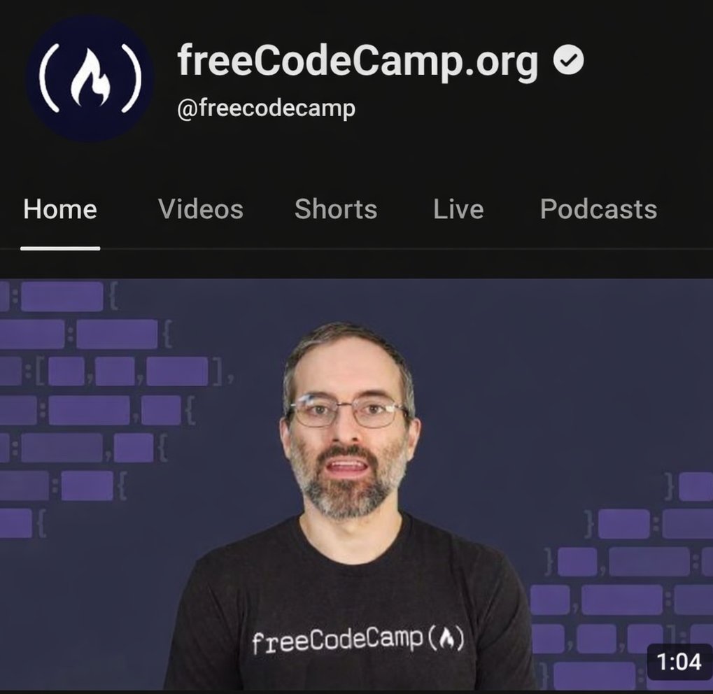 jeniiewow's tweet photo. Why are people paying for expensive coding courses when FreeCodeCamp exists on YouTube?

They cover full software engineering paths, taught by experienced professionals for free.

We’re living in the best time to learn. https://t.co/dkcrHR50rs