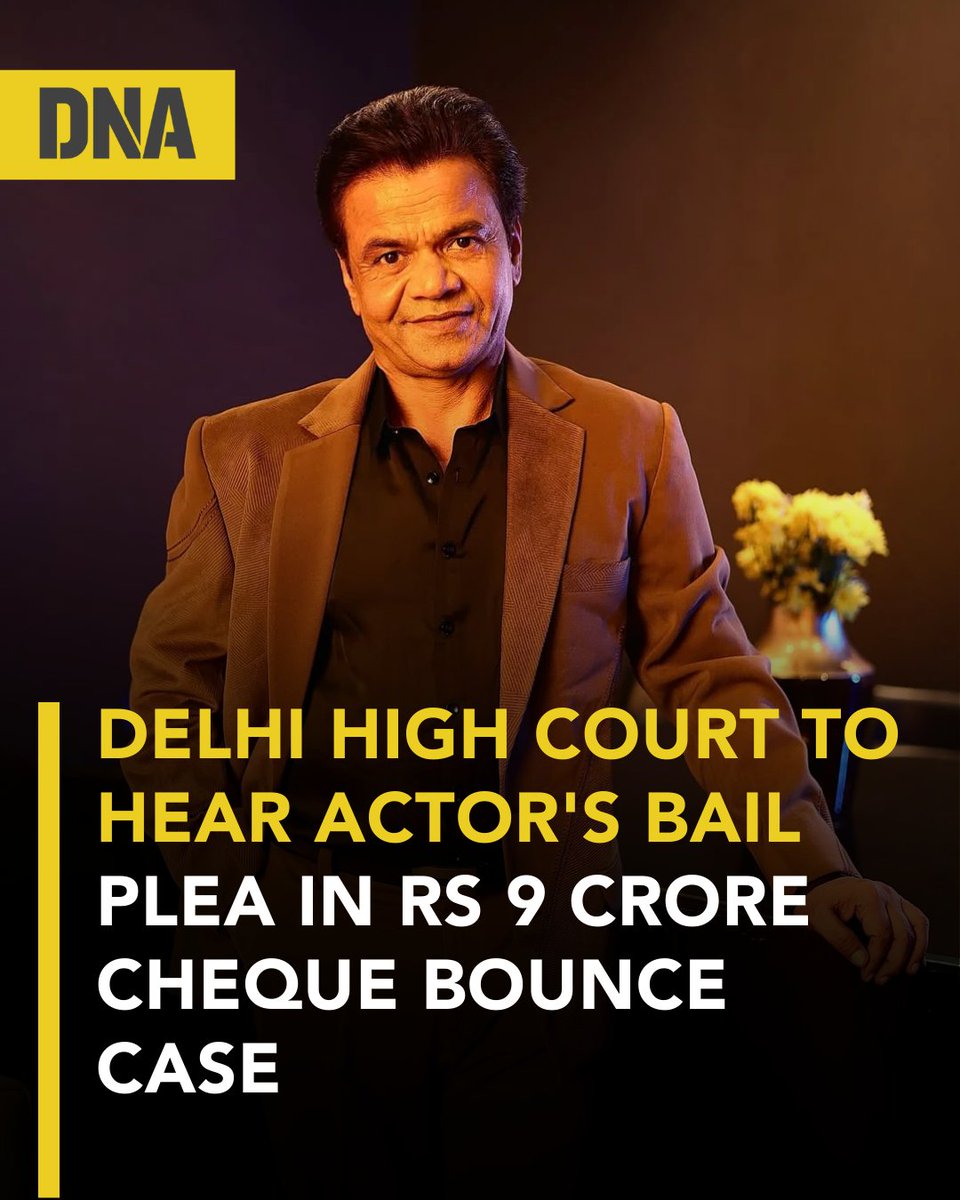 dna's tweet image. #RajpalYadav is currently lodged in Tihar Jail in Rs 9 crore debt case and his bail petition will be heard in Delhi High Court today.

Read here: tinyurl.com/3uvdehyw

#DNAUpdates | #TiharJail | #RajpalYadavChequeBounceCase