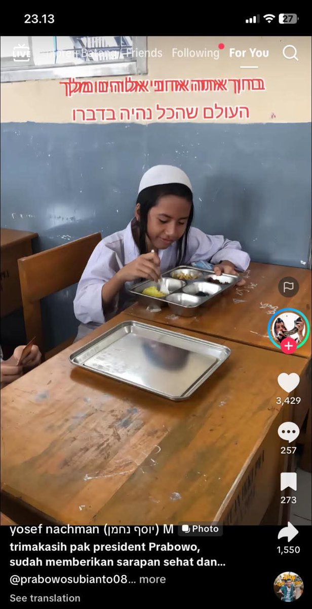 MBG (makanan bergizi Goy) yg sudah dijanjikan 3000 tahun lalu