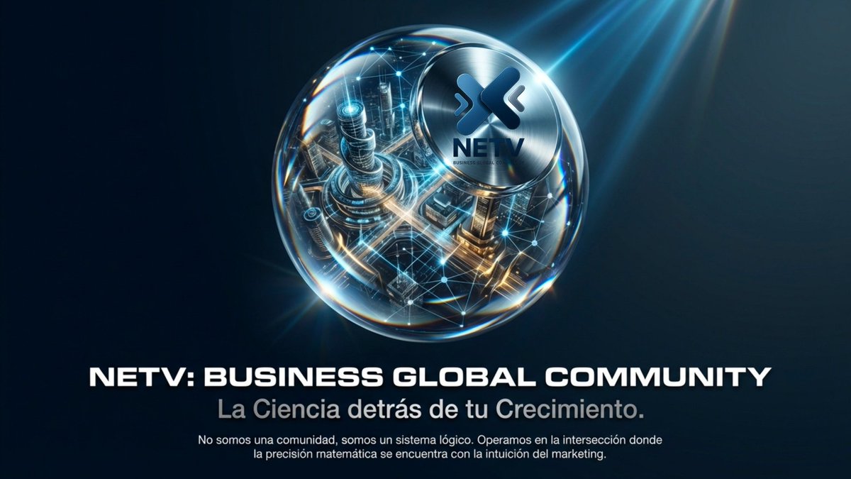 El éxito empresarial no es azar, es ingeniería. 📊

NETV no es una comunidad más; es un sistema lógico que resuelve la ecuación del crecimiento combinando matemáticas y marketing.

🔹 Identidad Phygital (Físico + Digital). 
🔹 Eliminación de fricciones transaccionales. 
🔹