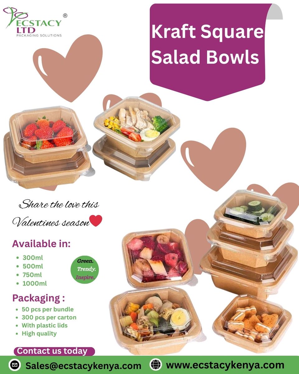 ecstacyke's tweet photo. Valentines is here with us, share the love this season♥️

#ecstacylimited #ecofriendly #foodpackagingproducts #restaurants #eventscatering https://t.co/1ETvEnVRX5