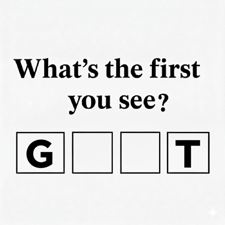 What's the first you see?