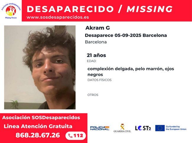 📷 Activamos la Red de cajeros automáticos de Euronet ATMs Cajeros España, para difundir la alerta de Akram, desaparecido en #Barcelona 
Euronet ATMs Cajeros España