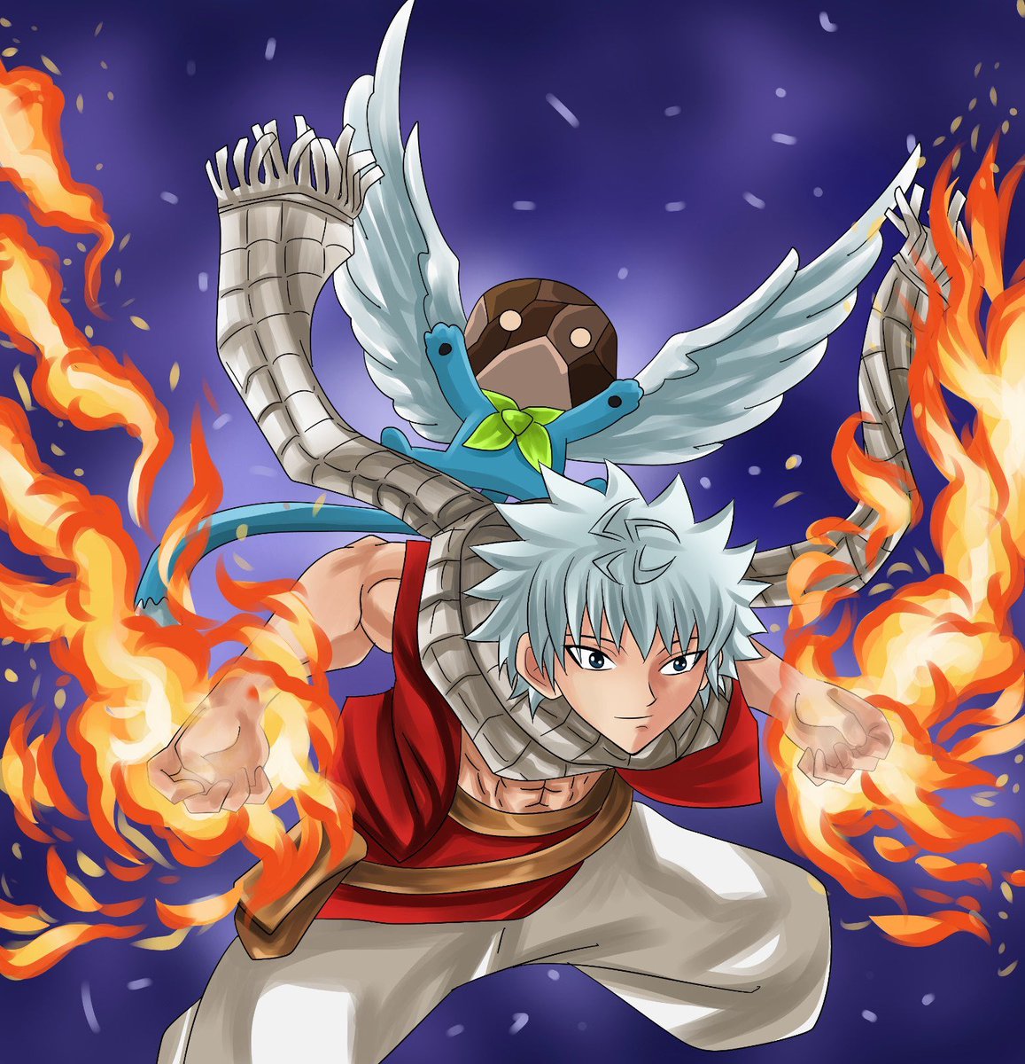 Just dropped a new Seismic PFP for <a href="/TAHAMOHAMEDATA/">Zeppz</a> 🔥⚡️

Fire in both hands.
Calm in the eyes.
And a guardian spirit watching from above.

This one is about controlled chaos. Power that doesn’t burn blindly, but moves with purpose. The kind of energy that fits the Seismic ethos: