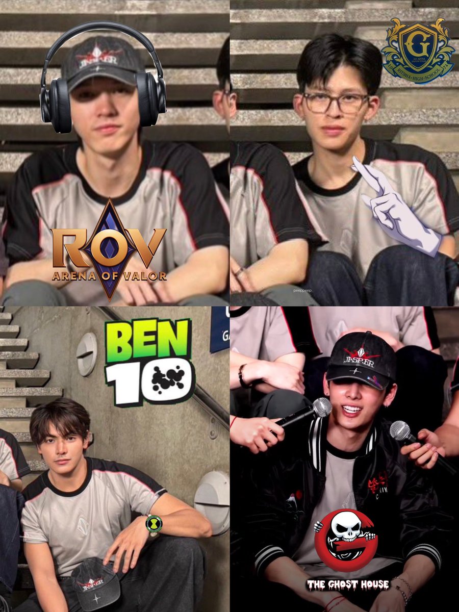 -สตรีมเมอร์ตุวพร่อ
-นักเรียนพลังพิเศษกางอาณาเขตโกโจ
-ฮีโร่วัยเด็กเบ็นเท็น
-คลื่นสยองของคนรุ่นใหม่ 
Jesper