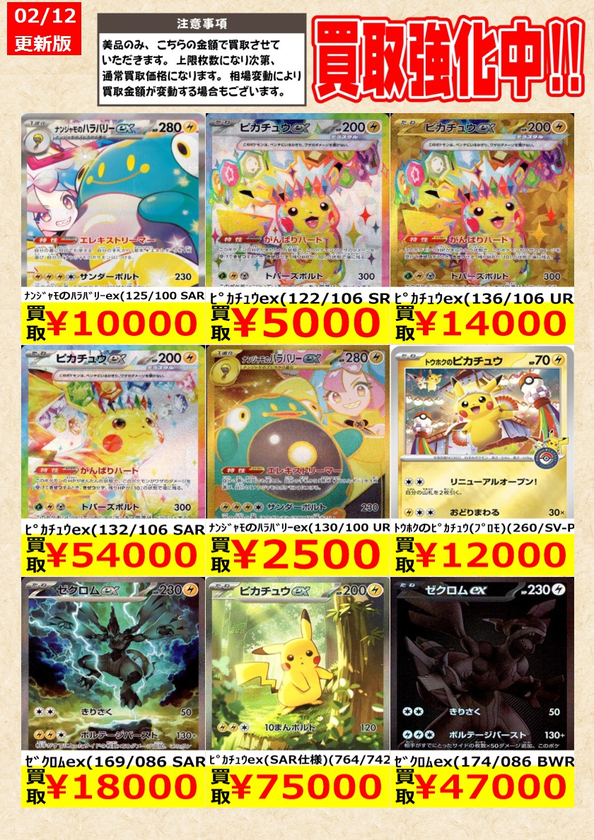 ポケモンカード】 ﾘｰﾘｴのﾋﾟｯﾋﾟex(SAR仕様)(765/742) ﾋﾟｶﾁｭｳex(SAR仕様