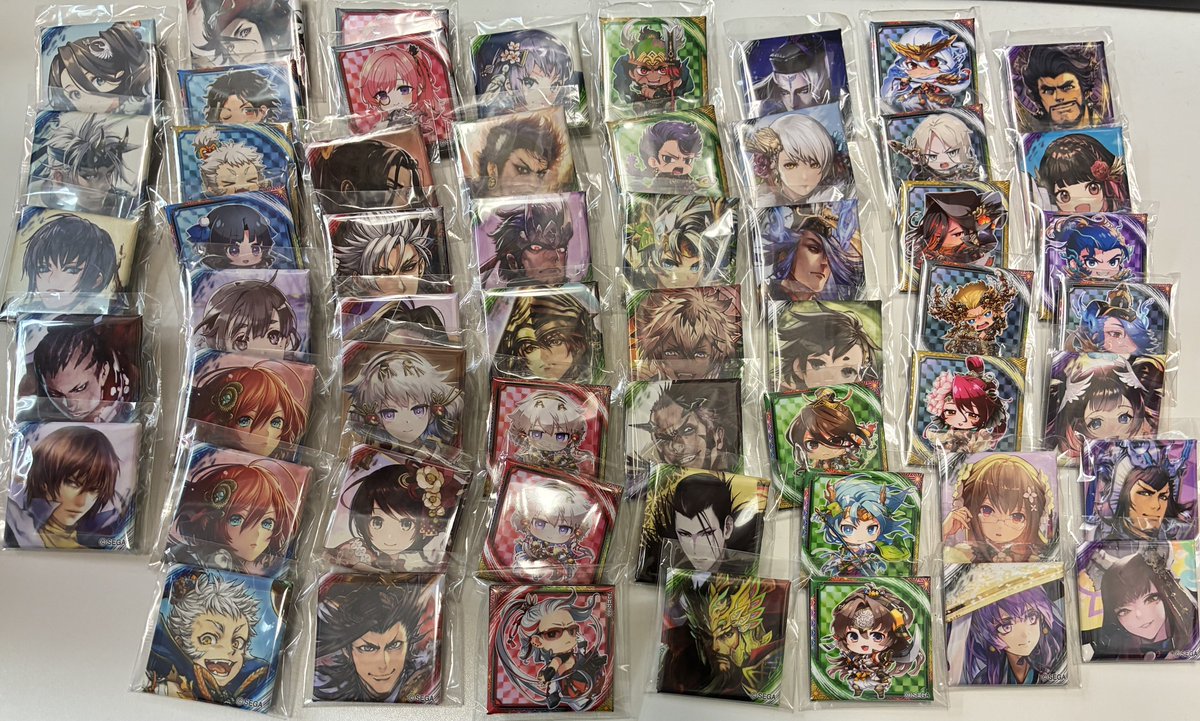 英傑大戦】 缶バッジ多め追加しました！ 今回レアもの多め👀 お探しの