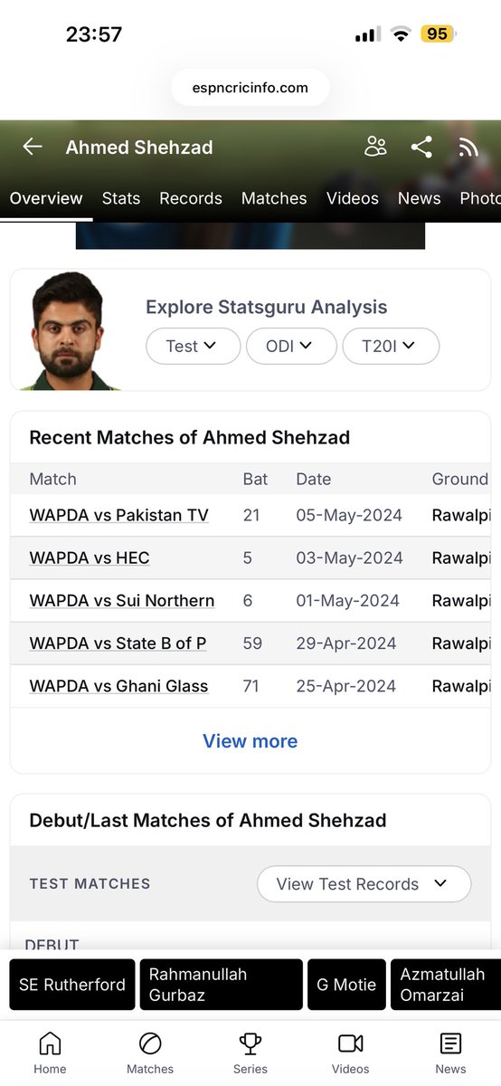 TalksCric12's tweet photo. @Ali_Anchor @Umar96Akmal @_khurrammanzoor @RealAhsanAli23 Both played domestic cricket 2 years ago and no intl league since then. On what basis should Umar and Ahmed Shehzad be picked? At least do some home before calling yourself a journalist. https://t.co/xpoYm8e3KL
