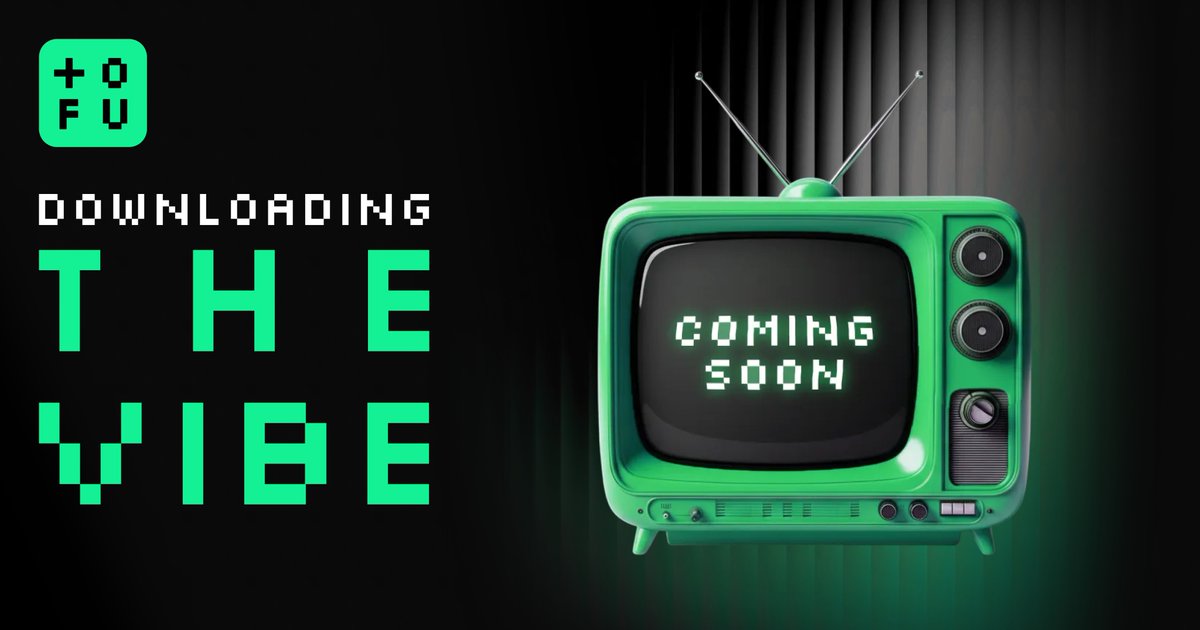 togetherdotfun's tweet image. Season 1 loading… please don’t unplug the TV. 📺

TOFU is almost here to say “GM.”

#TogetherFun #TOFU #StayTuned