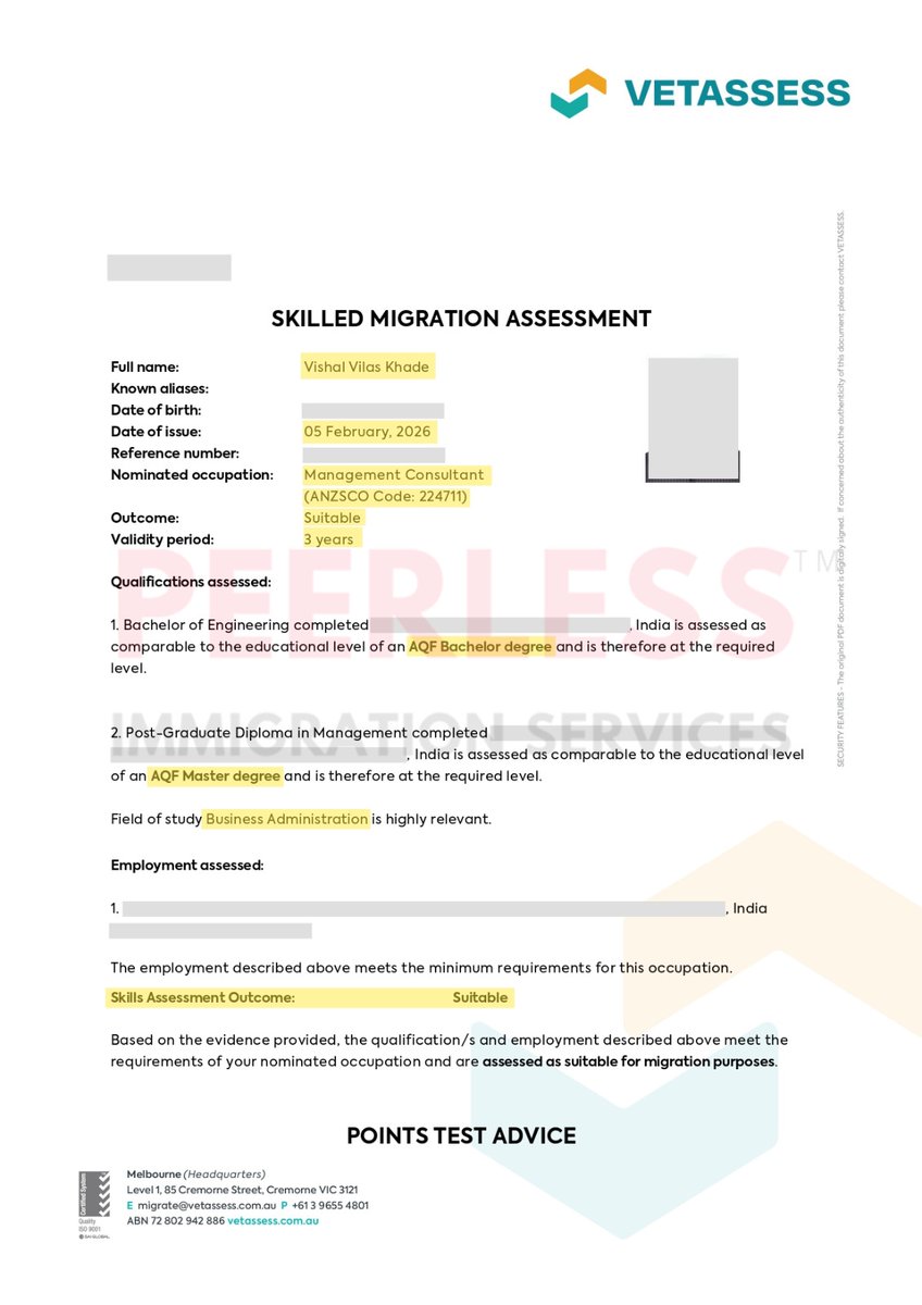 Peerless Immigration Services tweet media