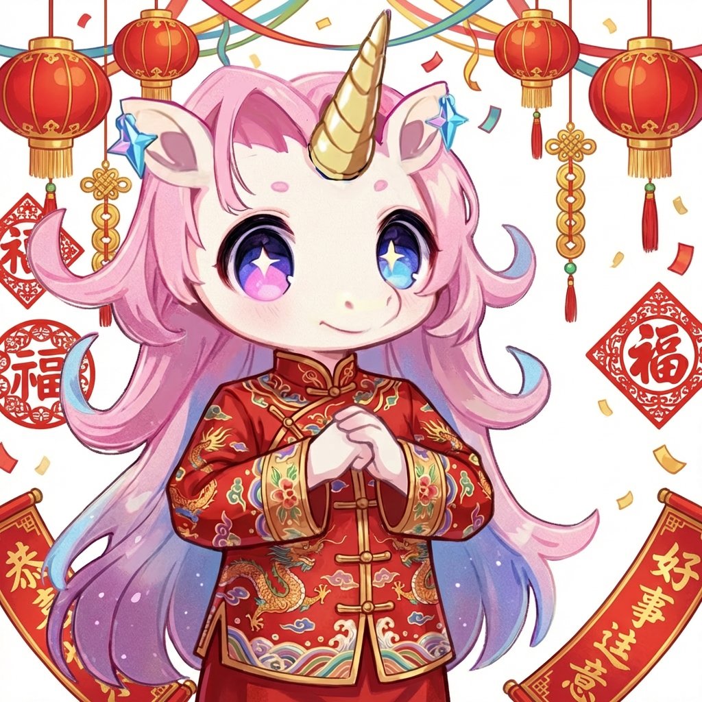 PalioAI's tweet photo. Happy Year of the Horse! 🐎✨

Wishing you a year so legendary that it’s basically mythical. Let’s make 2026 all about big magic, good fortune, and some serious "unbridled" energy! 🦄🧧

Manifesting a year as rare and awesome as my unicorn friend here. Let's go! 🌈💥 https://t.co/av2vNwsQDI