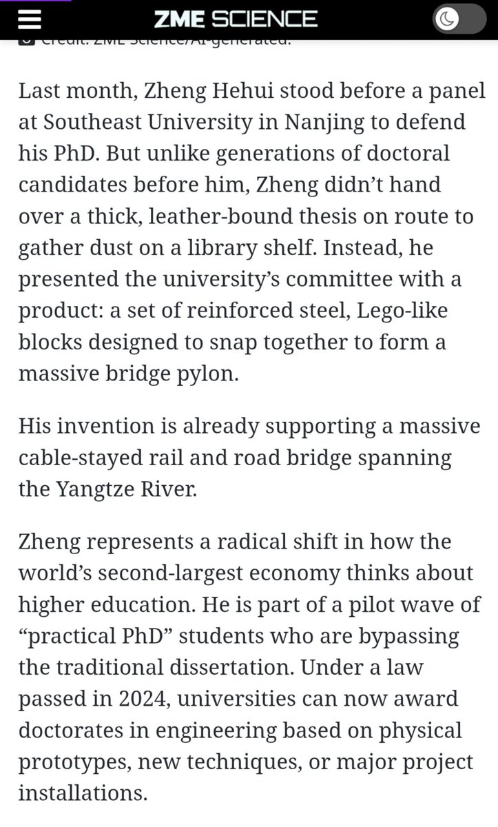 tanotsuka's tweet photo. Go CHINA! Yes, totally shatter the Western model, it really is time for a genuine paradigm shift!
Practical PhDs!!!!! Who, but China is bold enough to change the dialogue? Cheers to a better future! https://t.co/Tq1fR5Y0OC