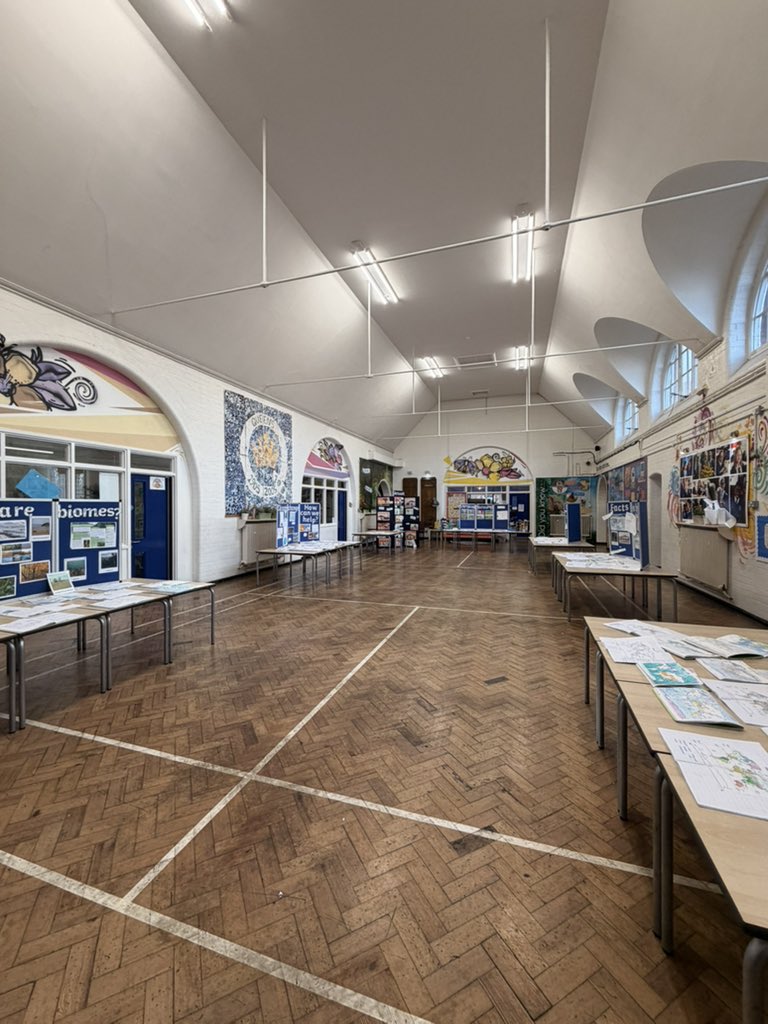 Ready for our Geography exhibition! 🌍 Year 6 have worked so hard on their climate change and biomes projects — we’re looking forward to sharing their learning this morning.