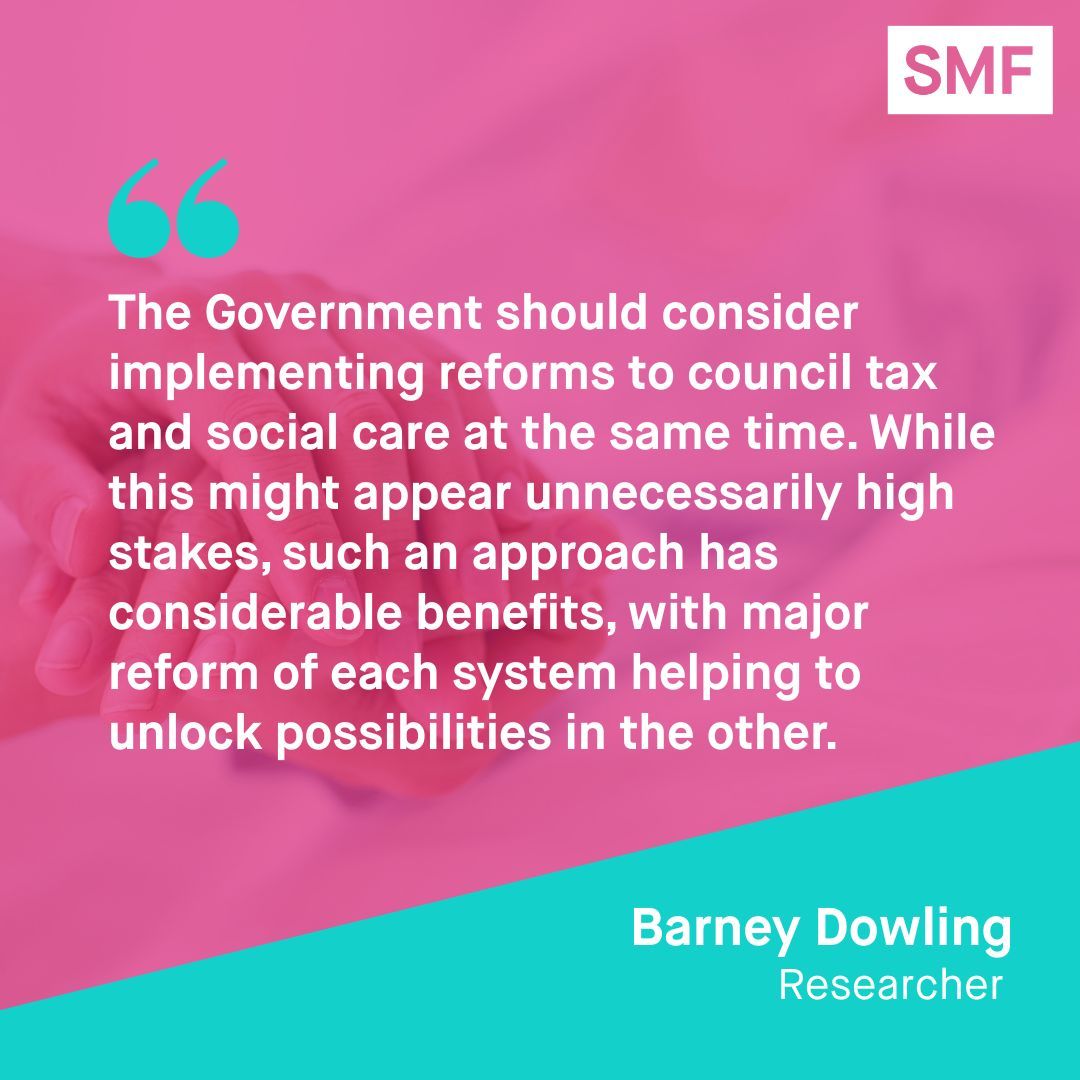 SMFthinktank's tweet photo. The system of social care is broken, pushing local authorities to bankruptcy - but can the Government use the situation to show it can fix big problems? 

Read Researcher Barney Dowling's latest blog:
https://t.co/rzQR8dPzbJ https://t.co/vVXwgYevP0