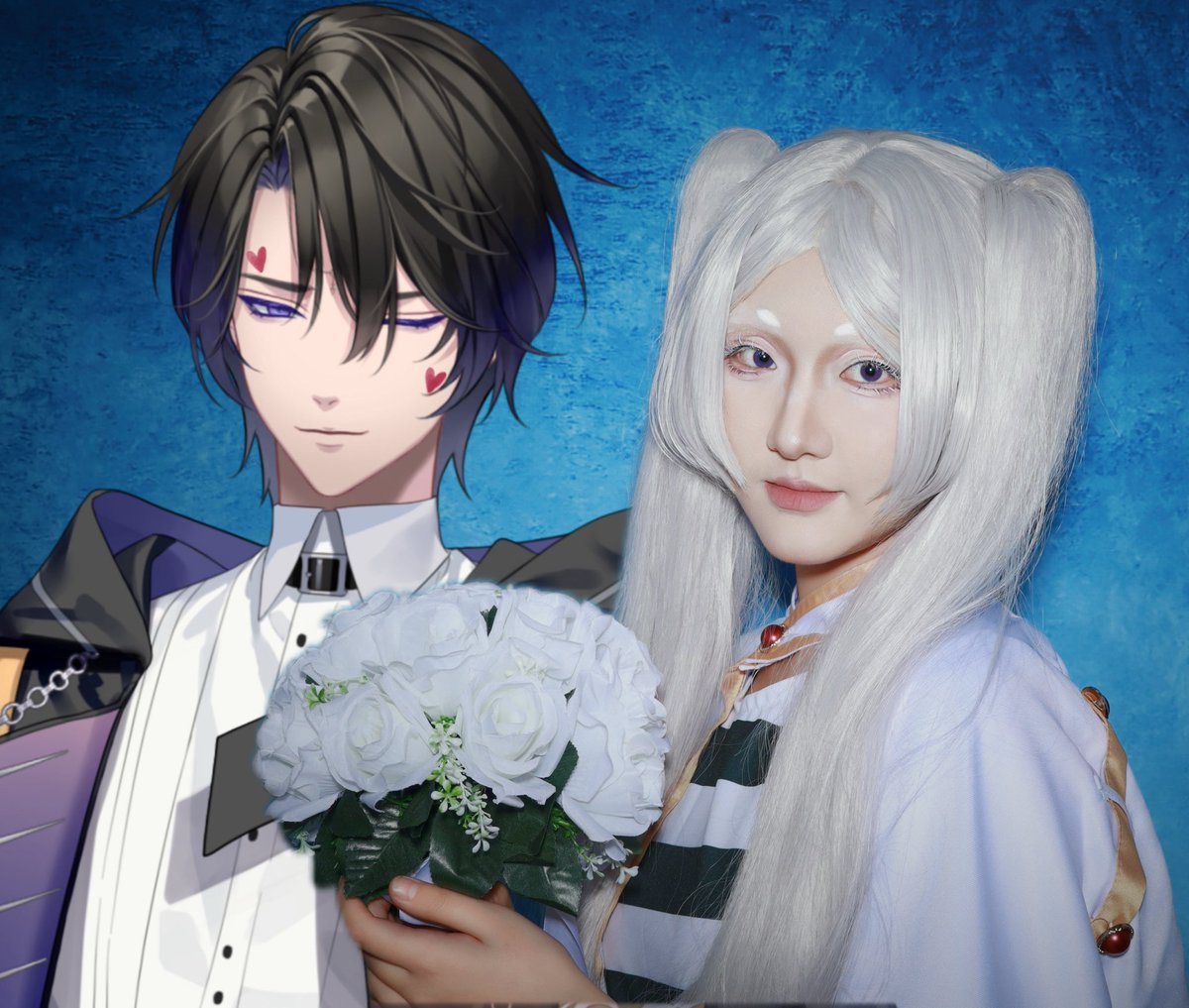 Fre_Yukihana's tweet photo. Darling, you're so cute^ ^
I'll be with you forever, to the very end of the universe. Happy Chinese New Year, my dear. I want to be with you every year.💜#Tzelav 
@JuumonjiVTuber https://t.co/MEXoqvvqut