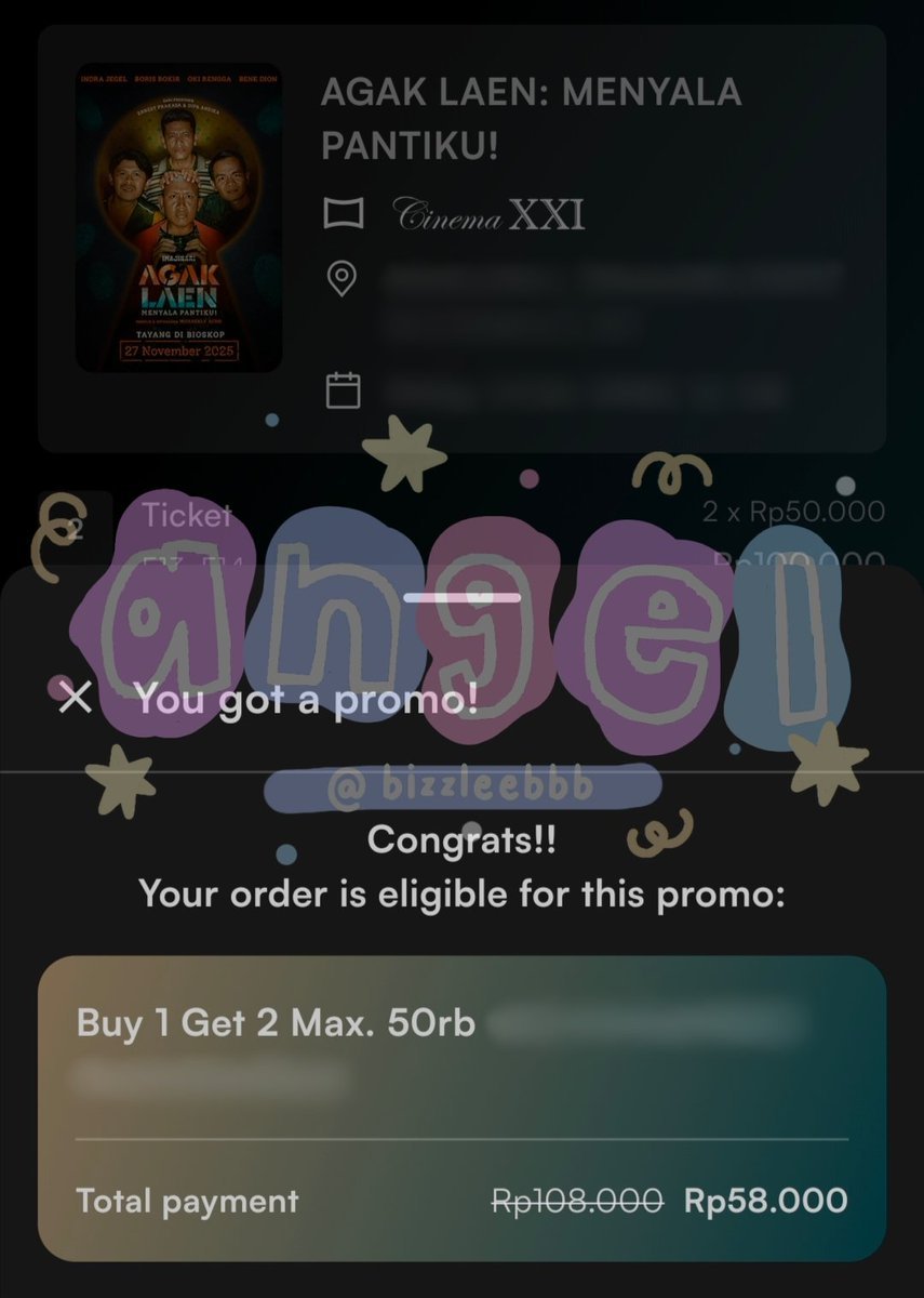 angel | wts b1g1 xxi mention after dm tweet media