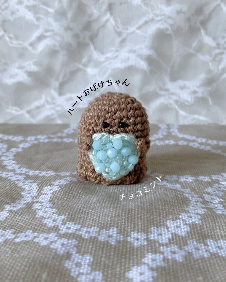 ˏˋ 新作お披露目 ˎˊ˗ ハートおばけちゃん チョコミント( ᜊ˙˘˙ )ᜊ