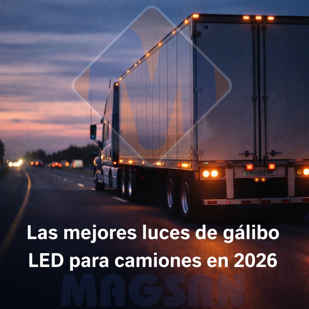 MAGSANSCP's tweet photo. 💡¡Nueva guía en Magsan!💡

Descubre las mejores luces de gálibo LED para camiones en 2026 ✅

Homologación, normativa europea y productos fiables para tu camión🚛

🔗 https://t.co/tBTRJTcLze

#LucesLED #GáliboLED #CamionesSeguros #Magsan #SeguridadVial #Camiones2026 https://t.co/mLDeqY4dRs