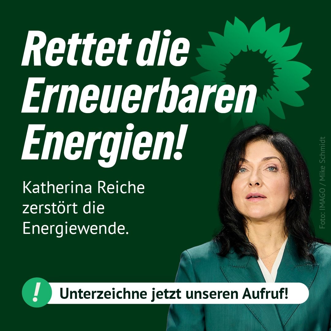 Die Energiewende steht auf dem Spiel. Deine Unterschrift macht den Unterschied.   teilen.gruene.de/s/xFQAmseV