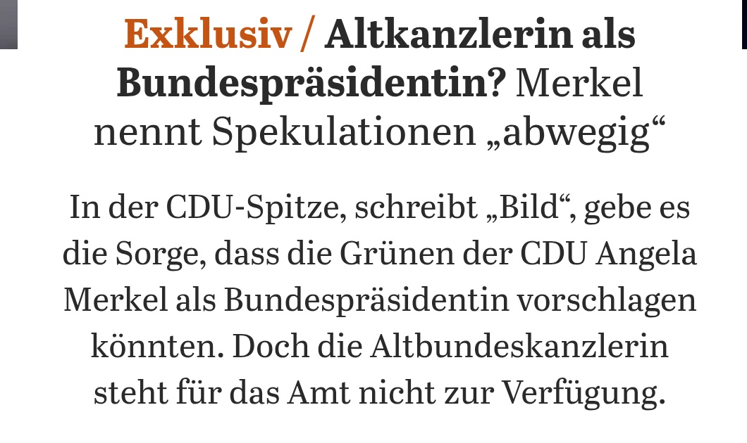 Wir Grünen sind eine eigenständige politische Kraft mit eigenen Persönlichkeiten und Positionen.

Der Merkel-Fetisch hilft nicht. Merkel hat die Energiewende verschleppt, Investitionen in der Niedrigzins-Phase unterlassen und war naiv gegenüber Russland. Keine gute Kandidatin.