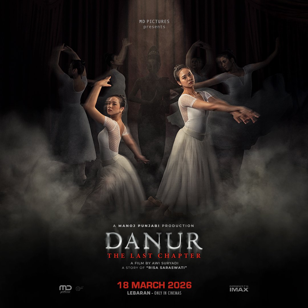 Poster Danur yang terbaru ini oke sih, vibe horor di posternya tipis doang 👍