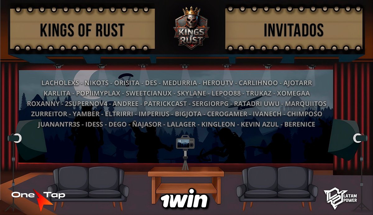 Esto es cine peruano 🎬 
Presentamos a nuestros streamers para Kings of Rust. Este evento reúne a creadores que buscan competir, entretener y dejar huella 🔥 Estamos seguros de que brindarán un gran espectáculo para toda la comunidad!