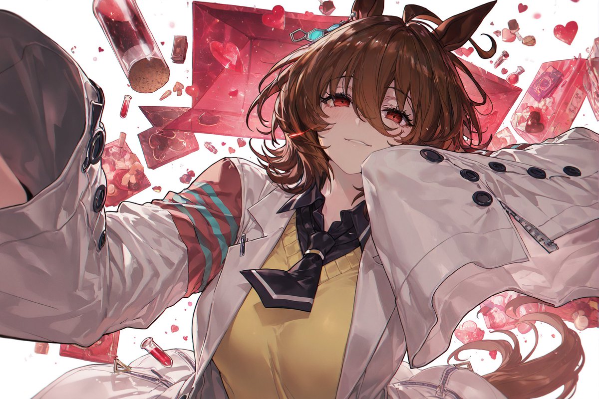 バレンタインタキオン🍫
#AIイラスト #AIart #ウマ娘