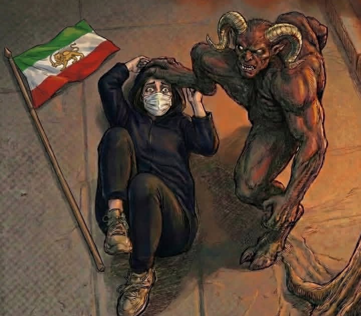 IraniMamoka's tweet photo. انقلاب ما نبرد فرزندان نور با وارثان اهریمن است
#انقلاب_شیروخورشید https://t.co/8kLrwMdpe4
