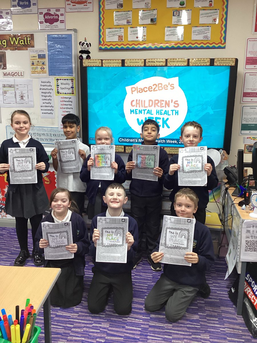 HighfieldBolton's tweet photo. 4H had an afternoon talking about our Mental Health for Children’s Mental Health Awareness week 2026 and enjoyed completing activities to help us support our mental health❤️ #thisismyplace #MentalHealthAwarenes https://t.co/WTcSkTgkOU