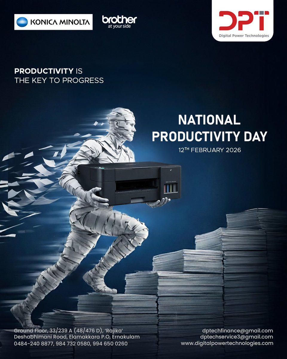digitalpower_t's tweet image. Success doesn’t come from being busy, but from being productive. This National Productivity Day, let’s focus on what truly matters and turn our efforts into meaningful results.
.
.
.
#NationalProductivityDay #StayProductive #WorkSmart #EfficiencyMatters #DigitalPowerTechnologies