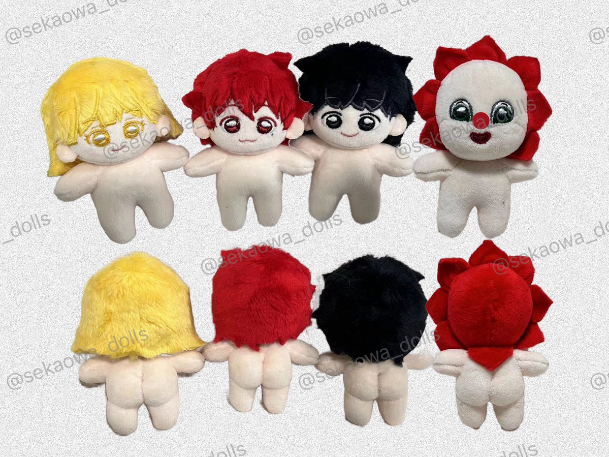 러브까지 샘플 완성 되었습니다! 
다만 러브의 코가 아직 안 달렸지만..궁금해 하실까보ㅓ 올려보아요🤡👃🏻
코는 공장 춘절 휴무 이후에 달아주신다고 합니다!
그리고 샘플 수령하고 20깅이랑 비교 사진도 올려볼게요🥰