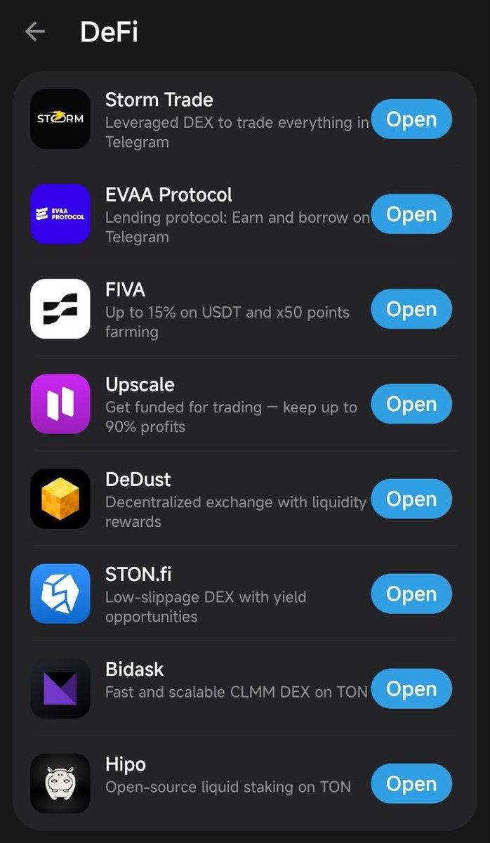 Exploring the Heart of MyTonWallet: The DeFi Hub

The Explore section of MyTonWallet is designed as a comprehensive gateway to the TON ecosystem, featuring six distinct segments that cater to every user's needs. Whether you are looking to stay updated with the latest news, dive
