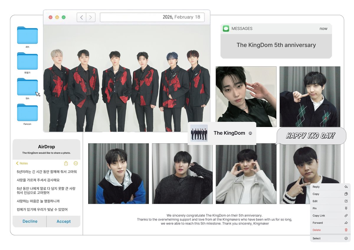 TheKingDom_GF's tweet image. [👑]

𝐇𝐚𝐩𝐩𝐲 𝐓𝐡𝐞 𝐊𝐢𝐧𝐠𝐃𝐨𝐦 𝐃𝐞𝐛𝐮𝐭 𝟓𝐭𝐡 𝐀𝐧𝐧𝐢𝐯𝐞𝐫𝐬𝐚𝐫𝐲

#TheKingDom #더킹덤 #TKD
#TheKingDom_5th_Anniversary