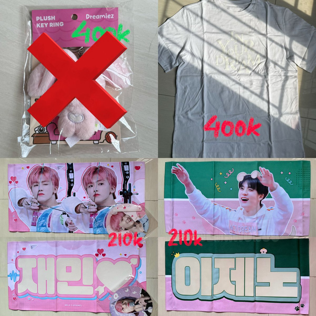 lmkwonuc's tweet photo. wts want to sell

cheering kit / slogan
attack ver milk caramel - jaemin
cheering puppy ver muse - jeno

tds 2 encore t shirt

price inc all
bisa co 🍊
all new item (belum pernah dipake)

pls mention after dm thankyou https://t.co/tO1bXnkwtG