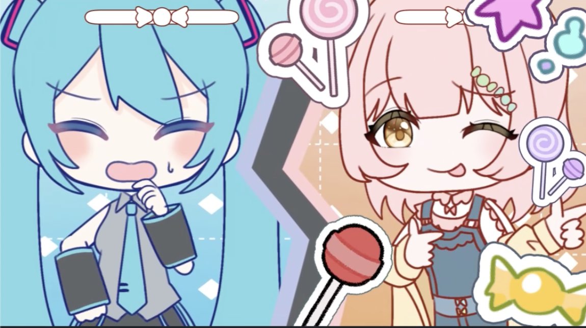 PPPP feat. 初音ミク&amp; 天満 灯

動画はYOUTUBEから→youtube.com/shorts/W5aYndJ…    

オリジナル：
PPPP 
Music. TAK

出演：
<a href="/Akari_Tenma/">天満 灯@21日からガチイベ</a> 

動画制作：
<a href="/st39saku/">Animation / Illustrator / live2d Creator【ST39】</a> 

モアプロムービー：lit.link/mprov