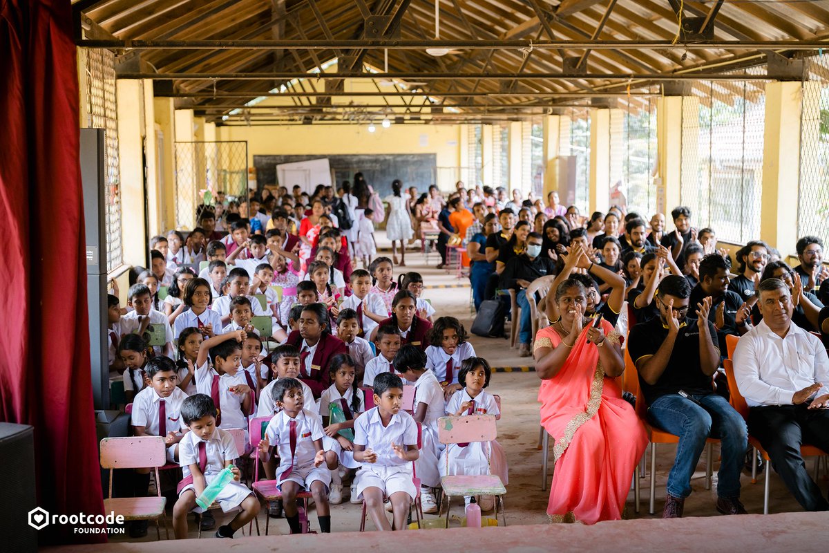 rootcode_io's tweet photo. Last Saturday was a special day for #Rootcode Foundation as we officially inaugurated our fourth school adoption project at Bollatha Dharmapala Maha Vidyalaya, Ja-Ela, together with its principal, teachers, students, parents, and our Rootcoders. https://t.co/x71FMfiDcf