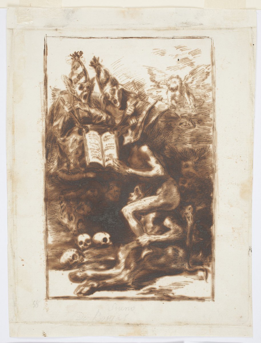 Sueño De Brujas
By Francisco Goya 
#art #drawing