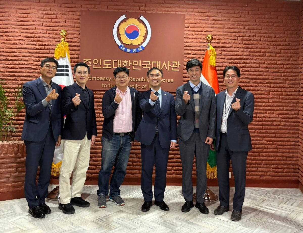 Korean Embassy India tweet media