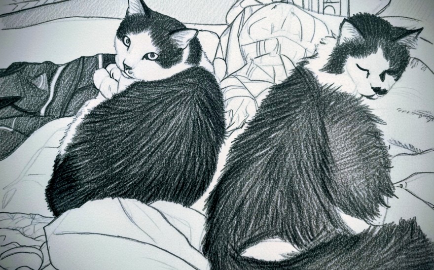 INSPIREDWC125's tweet photo. Scout 10 &amp; Fluffy 16 #FurBabies  adopted 3 Years ago I'm So grateful to have these two amazing creatures in my life #Cats are the absolute epitome of #Unconditionallove as humans we should follow the example set by them. #CatDaddy #SolidAssCats #catnap #Love #Peace #Respect https://t.co/WfD84wJHkP